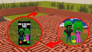 WHAT IF I BECOME ALL FIRE IN THE HOLE?! 😱 TRAPPED IN A MAZE | GMod