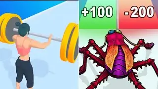 Weight Runner 3D 🆚Insect Evolution on Android ios