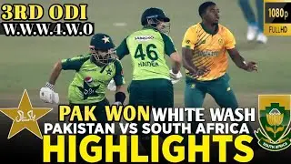 PAKISTAN vs SOUTH AFRICA LIVE 3rd ODI  Match Full Highlights  | PAK vs SA 2025