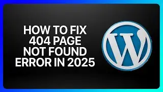 How To Fix WordPress 404 Page Not Found Error in ! Tutorial