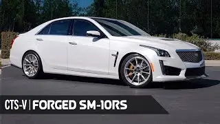 Cadillac CTS-V on Apex SM-10RS Forged Wheels