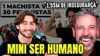 1 MINI MACHISTA REDPILL DEBATE CONTRA 20 FEMINISTAS E TOMA UM P4U