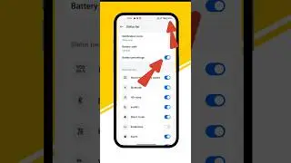 Battery percent kaisa show kare #tech #shorts