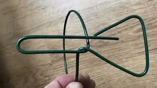 DIY Flower Pot Holder From Wire