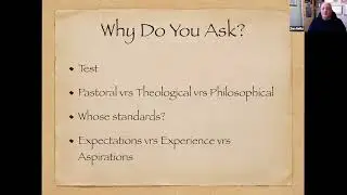 Why Do you Ask? - Christian Ethics in Practice