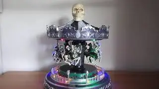 Spooky Haunted Halloween Merry Go Round   Animated-Music-Sound Effects