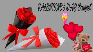Diy Paper  Flowers 💐 Bouquet/Valentines  Day Special  Gift   Ideas 🌹.