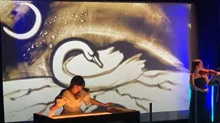 Sand animation &ldquo;Winter&rdquo; from &ldquo;Four Seasons&rdquo; by Antonio Vivaldi | Kseniya Simonova performs in Norway