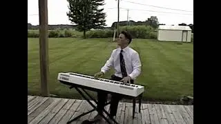 Playing Piano Captured on VHS