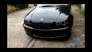 Fly eye headlights tint,film BMW e46