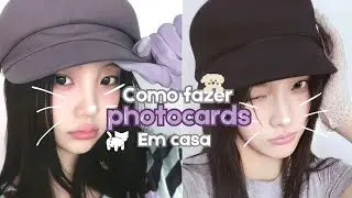 Como fazer Photocards fanmedes em casa!🍚🐇🍥