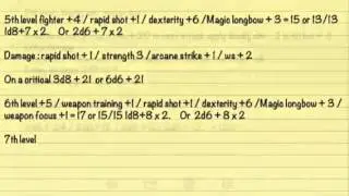 Some tips to building an Archer in pathfinder
