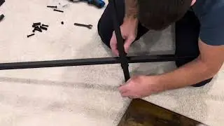 Unboxing & Assembling the SUPERJARE 70 Inch Console Table with Outlet (Amazon Furniture Build)