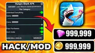 Hungry Shark Evolution Mod APK 2026 | Unlimited Coins Gems All Sharks Unlocked