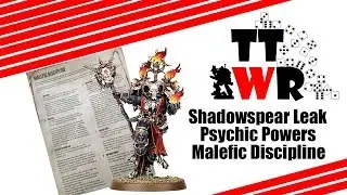 Warhammer Shadowspear 40k  Malefic Discipline -Psychic Powers leaked