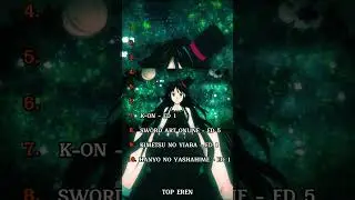 TOP 10 MEJORES ENDINGS DEL ANIME🔥❤ | PARTE 3 #shorts #ending #endinganime  #topanime #animefyp