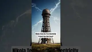 Nikola #Tesla Ka Free Electricity Project Kyu Ruk Gaya? #nikolatesla #freeenergy #shorts #trending