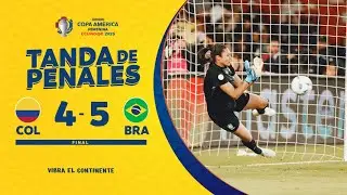 COLOMBIA 4-5 BRASIL | TANDA DE PENALES COMPLETA | CONMEBOL Copa Am&eacute;rica Femenina 2025&trade;