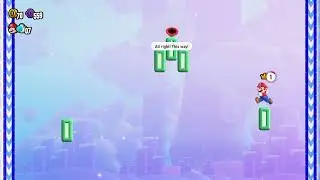 Super Mario Bros. Wonder Badge Challenge Wall Climb Jump II