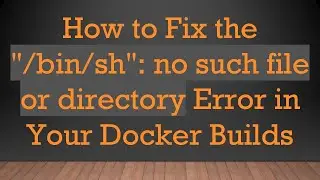 How to Fix the 