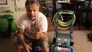 The best compact air compressor to spray drywall texture!