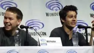 Wes Ball and James Dashner discuss (lack of) telepathy in The Maze Runner