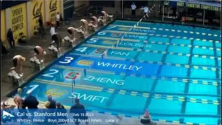 SwimClips - Reece Whitley 200yd Breaststroke