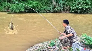 The Flood Brought Out Hungry Fish &ndash; Worm Fishing Chaos!