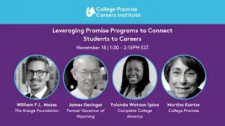 Fireside Keynote: Leveraging Promise Programs to Connect Students to Careers