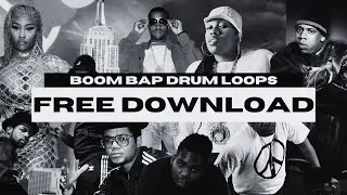 ROYALTY FREE HIP HOP/BOOM BAP DRUM LOOPS 2025