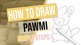 How to Draw Pawmi - A comprehensive simple digital art drawing guide