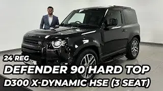 24 Reg Land Rover Defender 90 3.0 D300 X-Dynamic HSE Hard Top (3 Seat) (VAT Q)