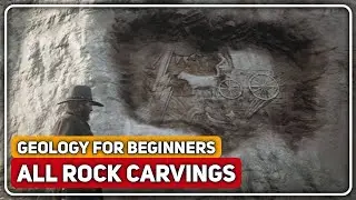 Red Dead Redemption 2 &bull; All Rock Carvings (Geology for Beginners) &bull; 100% Walkthrough