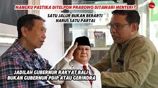 MANGKU PASTIKA MENTERI PRABOWO? 1 JALUR 1 PARTAI? PILIH GUBERNUR RAKYAT BALI BUKAN GUBERNUR PARTAI