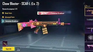 Chow Blaster - SCAR-L UPGRADE  ( LV-3 ) #bgmi 