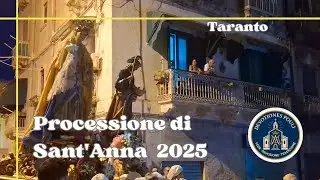 Processione di S. Anna e S. Gioacchino nel centro storico di Taranto 