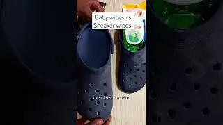 Baby Wipes vs Sneaker wipes