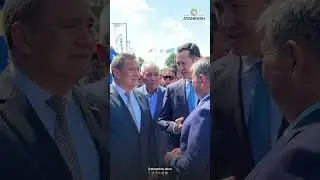 ВЫСТАВКА Лучший товар Казахстана. Акмолинская область 2025 год. 19 июня (видео с дрона)