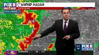 Continued flood, storm risk Tuesday