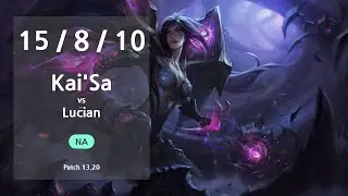 Kai'Sa ADC vs Lucian - NA Challenger Patch 13.20