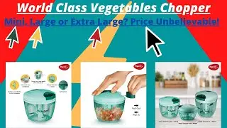 #003 II Vegetables Chopper Reviews (Good or Bad) - Mini, Large and Extra Large [Hindi] II Don't Miss