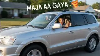 First time driving this car 🥳 maja  aa gaya | Indian in italy 🇮🇹🇮🇳