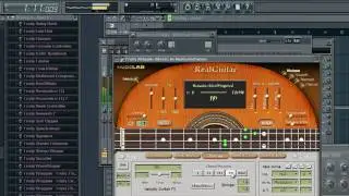 FL Studio with Real Guitar vst imported into Record