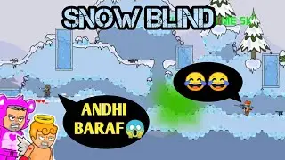 ANDHI BARAF❄️ IN SNOW BLIND IN MINI MILITIA !!