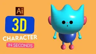 HOW TO MAKE 3D CHARACTER IN ADOBE ILLUSTRATOR