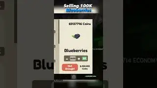 Selling 100 000 Blueberries in Islands #shorts