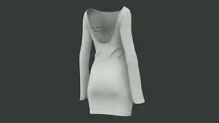 Ribbed Mini Dress