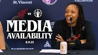 Lexie Hull, Kelsey Mitchell & Stephanie White | Postgame Media Availability vs. Chicago Sky