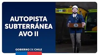 Comienza construcción de la autopista subterránea AVO II