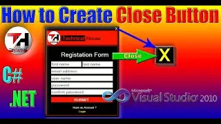 How to Create Close button  | C# Programming | GUI Programming